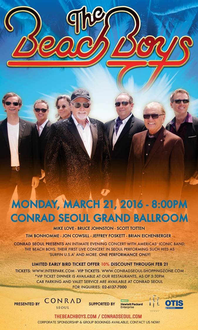 CONRAD SEOUL - The Beach Boys 'Live in Seoul'