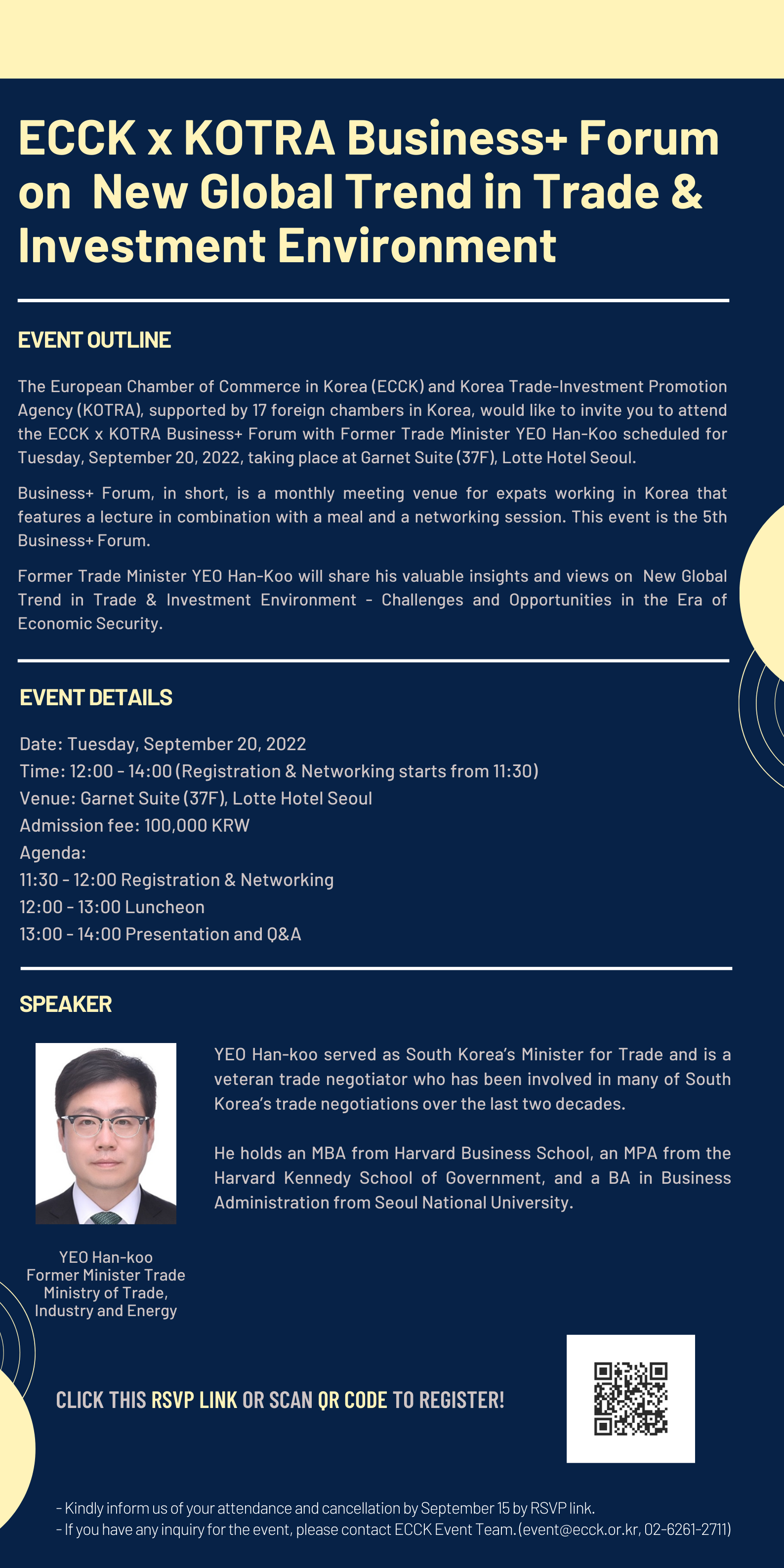 ECCK x KOTRA Business+ Forum on New Global Trend in Trade & Investment Environme...