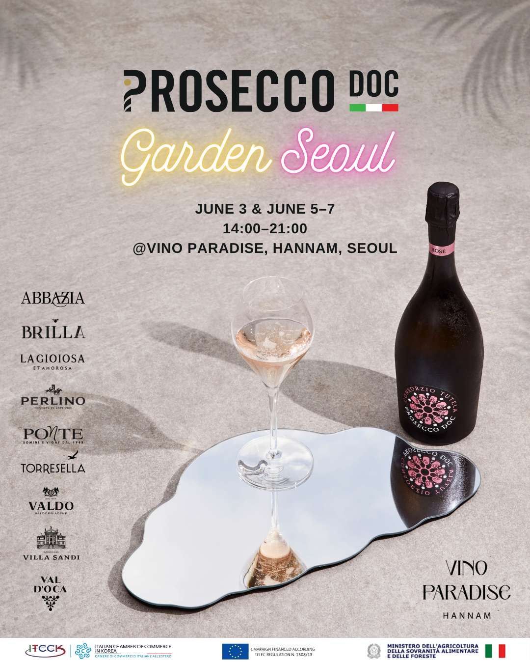 Prosecco DOC Garden in Seoul ...